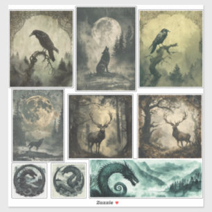 Sticker Nordic Samhain - Designs variés
