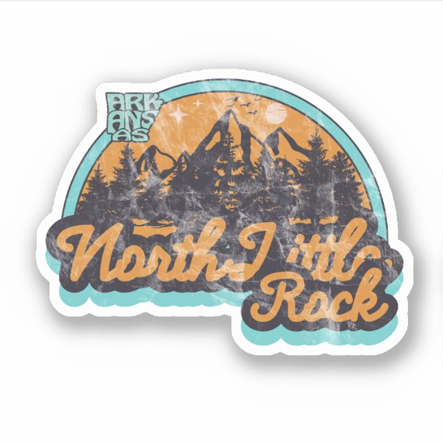 Sticker North Little Rock, Arkansas (Devant)