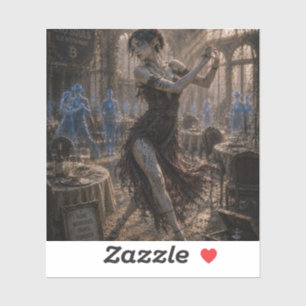 Sticker Nostalgie / Danseur de tango / Vieux restaurant