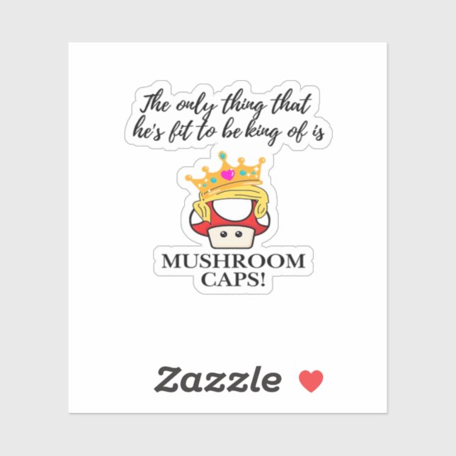 Sticker Not To Be King Classic (Feuille)