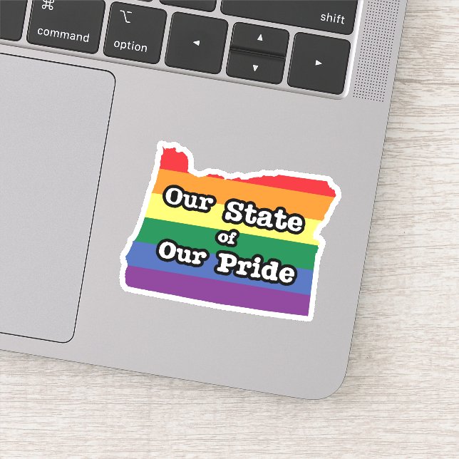 Sticker Notre état de notre fierté | Oregon (Détail)