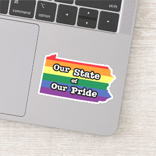 Sticker Notre état de notre fierté   Pennsylvanie