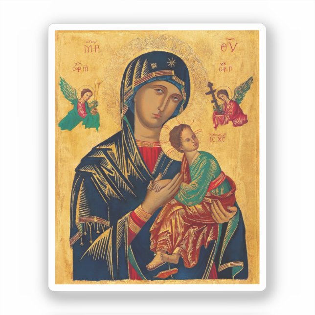 Sticker Notre Mère du Succor perpétuel (Recto)