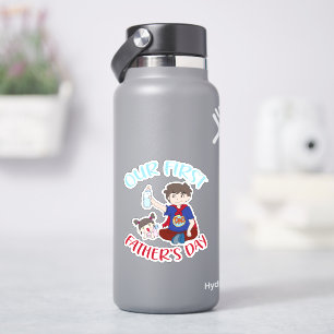 Sticker Notre première fête des pères