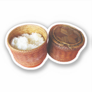 Sticker Nourriture laotienne thaïlandaise collante de riz