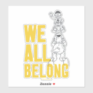 Sticker Nous appartenons tous