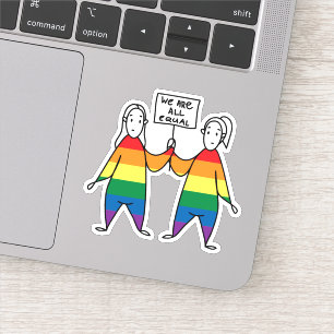 Sticker Nous sommes tous égaux