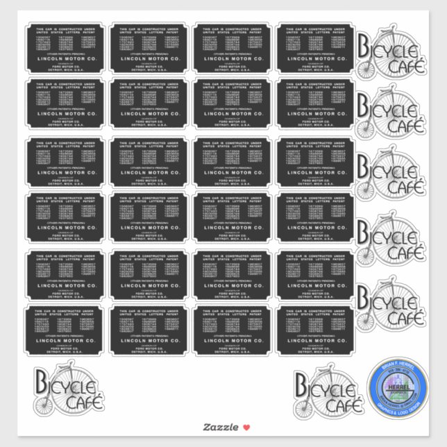 STICKER NOUVEAU BÂTIMENT DE BREVET (Feuille)
