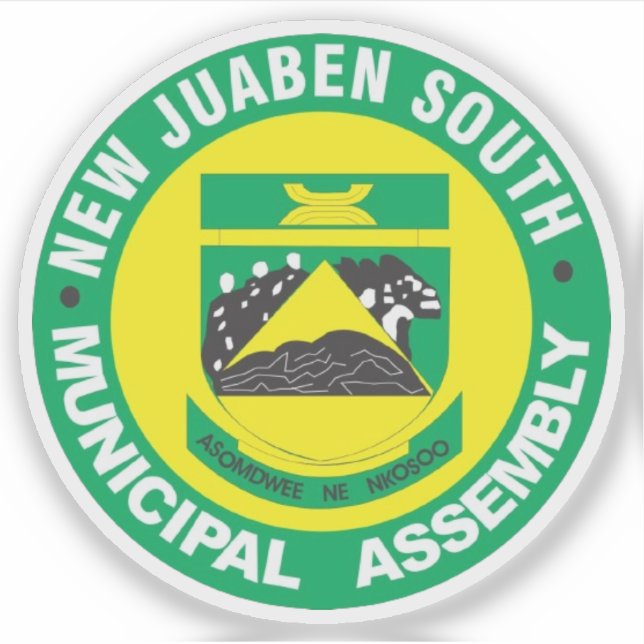 Sticker Nouveau logo de l'Assemblée municipale du Sud de J (Devant)