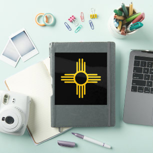 Sticker Nouveau Soleil Zia jaune du Nouveau-Mexique