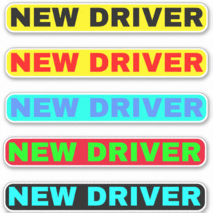 Sticker Nouveau texte de pilote - Nouveau pilote simple