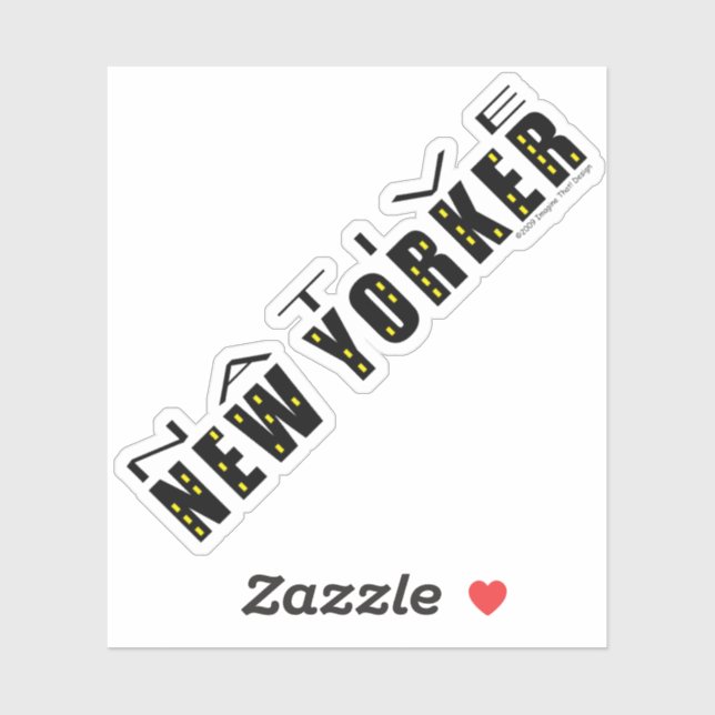Sticker Nouveau-Yorkais (Feuille)
