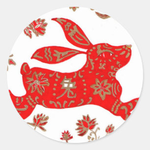 Sticker Nouvel An Chinois du Lapin 2011