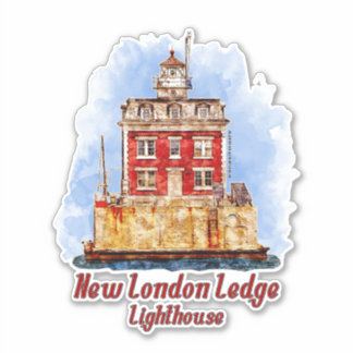 Sticker Nouvelle aquarelle London Ledge Lighthouse Connect