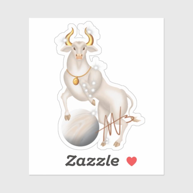 Sticker Nova Taurus Venus Zodiac (Feuille)