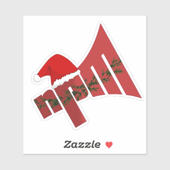 Sticker NPM Chirstmas Garland (Feuille)