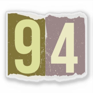 Sticker Number Magazine Ransom 94