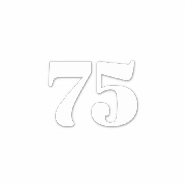 Sticker Numéro personnalisé recyclage bin ordures rue Adre (Devant)