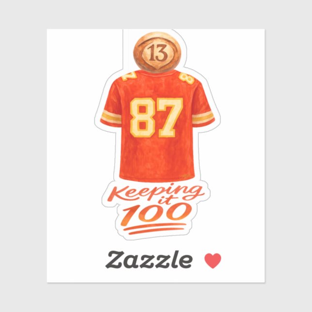 Sticker Numerology It Adds Up: Keeping It 100 (Feuille)