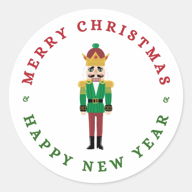 Sticker Nutcracker Joyeux Noël (Devant)