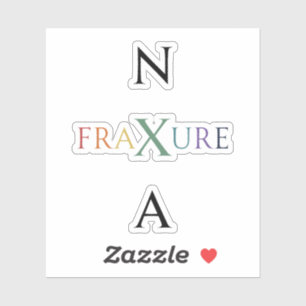 Sticker NXA : Merch officiel de l'album FraXure K-Pop