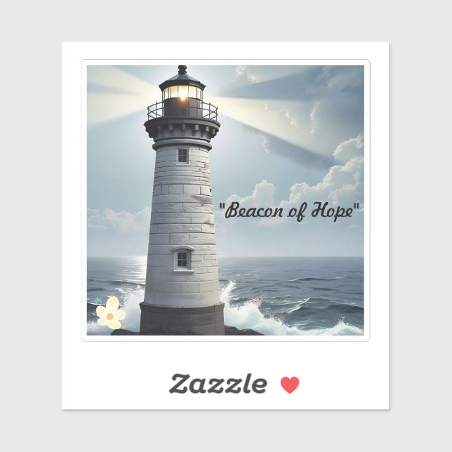 Sticker "Oasis océanique trouvée" (Feuille)