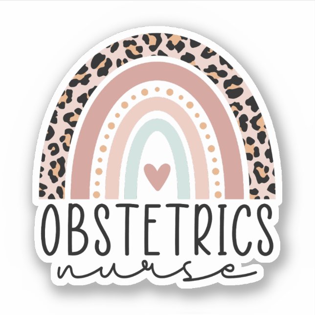 Sticker OB Infirmière obstétrique OB/GYN Infirmière, Infir (Devant)