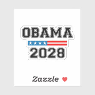 Sticker Obama 2028 Démocratie Election USA