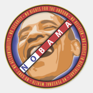 Sticker Obama "Nobama"