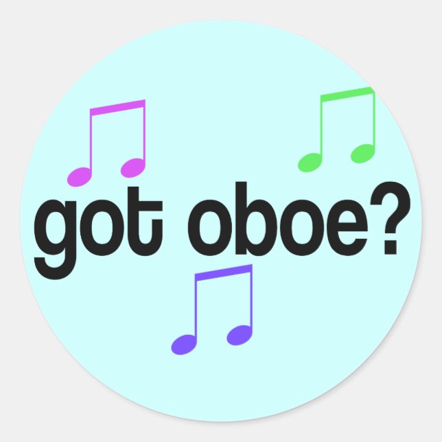 Sticker Oboe (Devant)