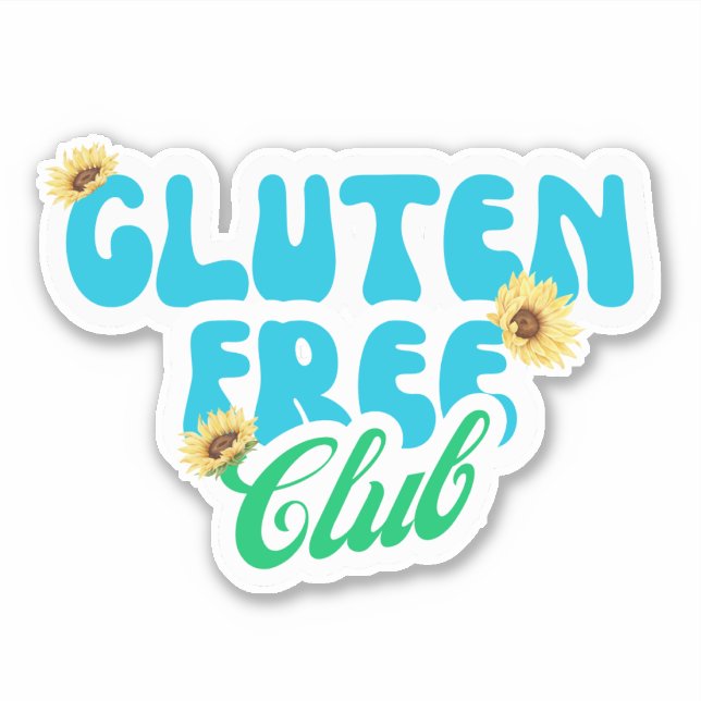 Sticker Obtenez le Club sans gluten (Devant)