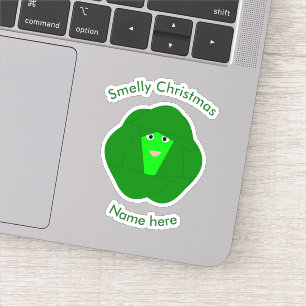Sticker Odeur Noël Bruxelles Sprout Custom