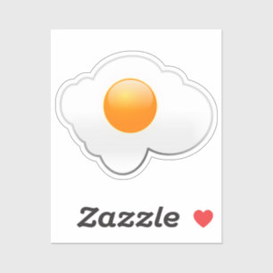 STICKER OEUF ENSOLEILLÉ 3