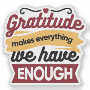 Sticker Œuvres d'art de foi et de gratitude – Chrétien ins