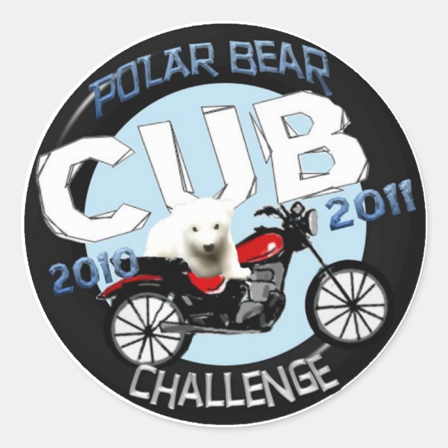 Sticker officiel du Défi de l'ours polaire (Devant)