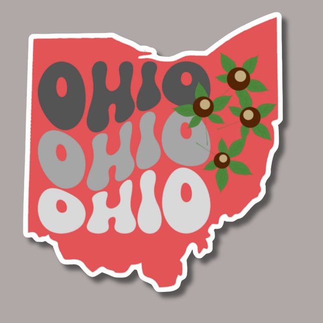 Sticker Ohio Buckeye State Waterproof (Créateur téléchargé)
