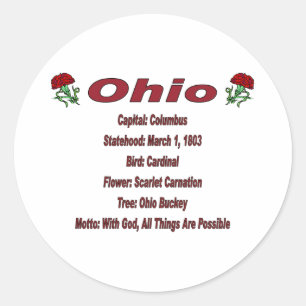 Sticker Ohio State Info