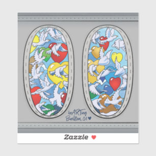 Sticker - Oiseaux à aimer