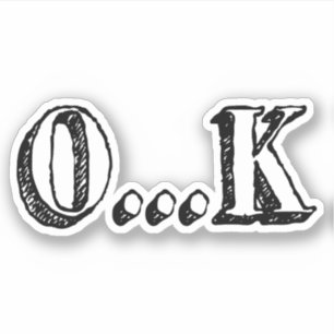 Sticker OK sarcastique