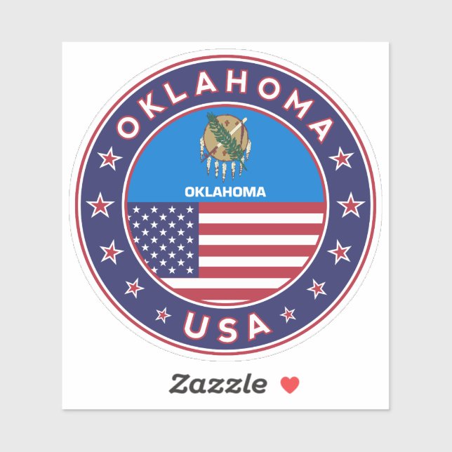 Sticker Oklahoma (Feuille)