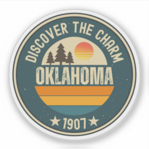 Sticker Oklahoma Land Run - OK History Don
