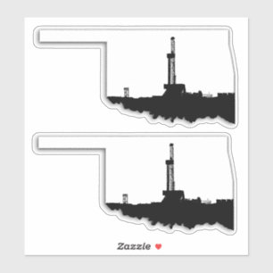 Sticker Oklahoma State Oilfield Forage de la cuvette