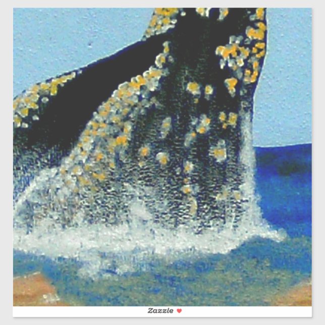 Sticker Olamendies murale murale, braconner la baleine (Feuille)