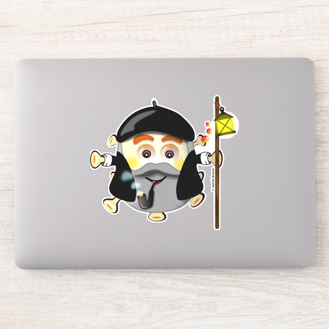 Sticker Olentzero vasco Eguberri on by Simonsitos (Ordinateur)