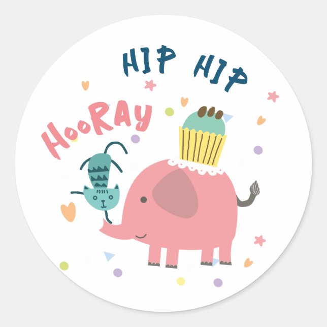 Sticker olifant (Vorderseite)