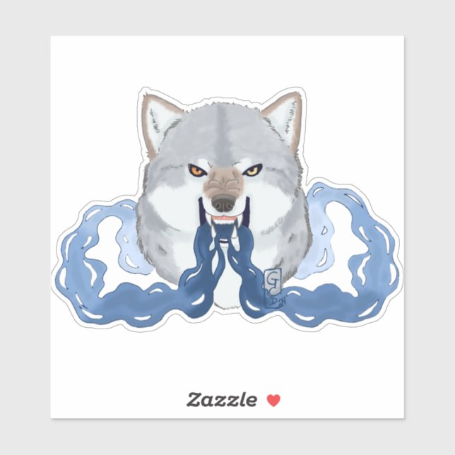 Sticker Ombre Wolf OC (Feuille)