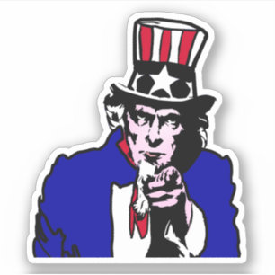 Sticker Oncle Sam des États-Unis
