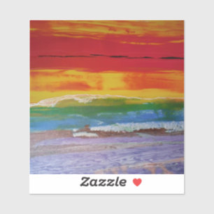 Sticker Ondes du soleil