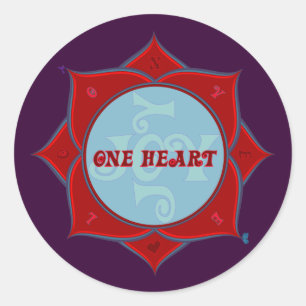 Sticker One Heart Lotus