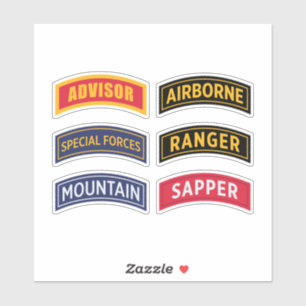 Sticker Onglet militaire des États-Unis